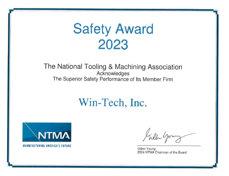 Safety Award 2023